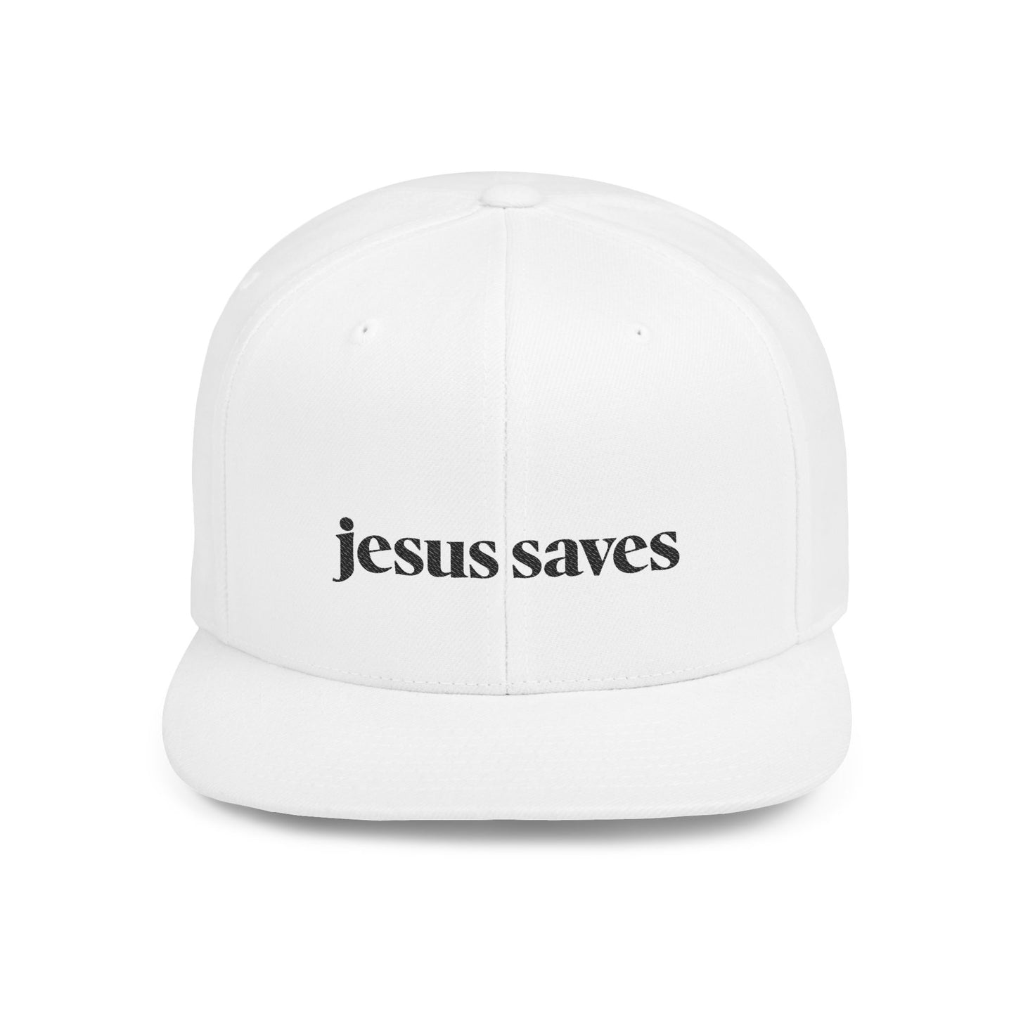 Jesus Saves - Embroidered Snapback