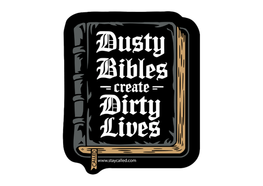 Dusty Bibles - Die Cut Sticker